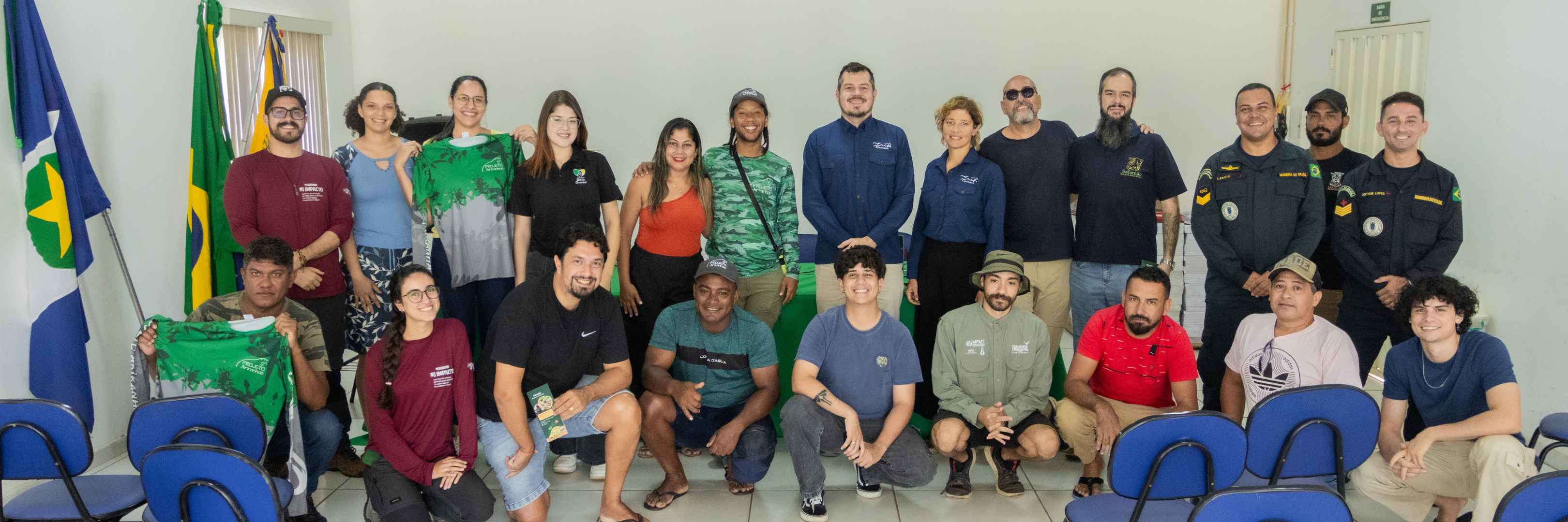 Projeto Ariranhas participa de oficina para piloteiros em Poconé (MT)